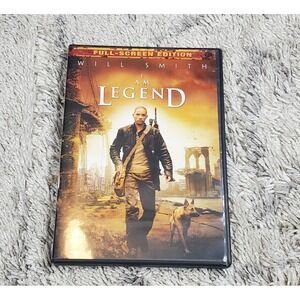 Warner Bros I Am Legend DVD‎ Will Smith Excellent Full-Screen Edition Thriller